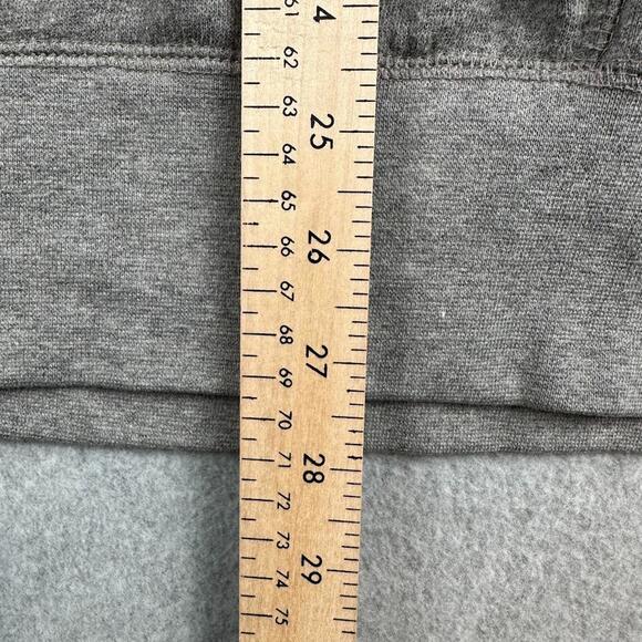 Oregon Ducks Sweatshirt Hoodie Grey‎ Green Embroidered XL Champion NCAA Football - Picture 7 of 8